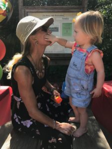 Meredith Kessler Triathlete With Niece in Mill Valley