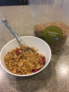 Meredith Kessler bowl of Bungalow Munch granola